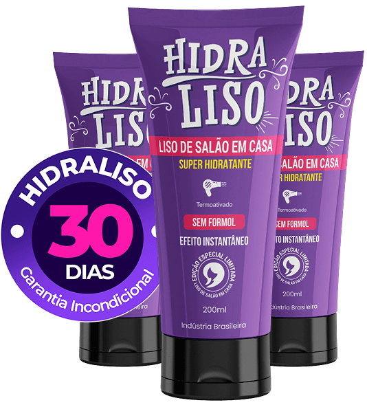 Hidraliso com selo de garantia incondicional de 30 dias